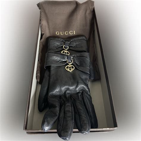 fake gucci gloves|Gucci women's leather gloves.